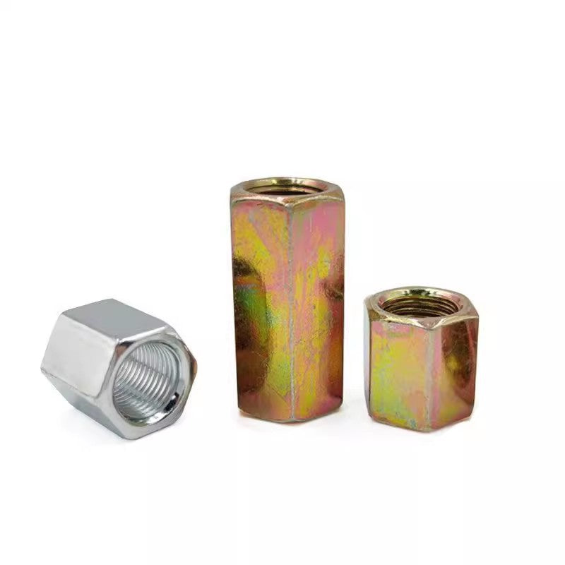 Hexagonal connecting mother Lighting barge mother Nut Lamp tube connecting mother Transfer fine tooth Closed connecting mother Color zinc White zinc