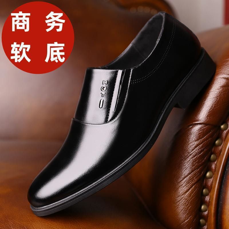Clearance sale: men's spring casual shoes - trendy leather casual shoes, business formal leather shoes
