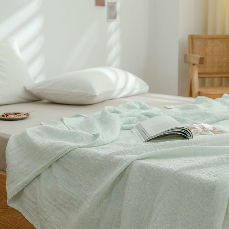 Three-layer gauze quilt adult cotton yarn Xia Liang quilt blanket summer thin towel quilt pure cotton single sheet