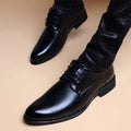 Spring men's easiest for match real soft leather trendy business casual leather shoes wedding shoes k-style pointed toe british tie back formal men's shoes