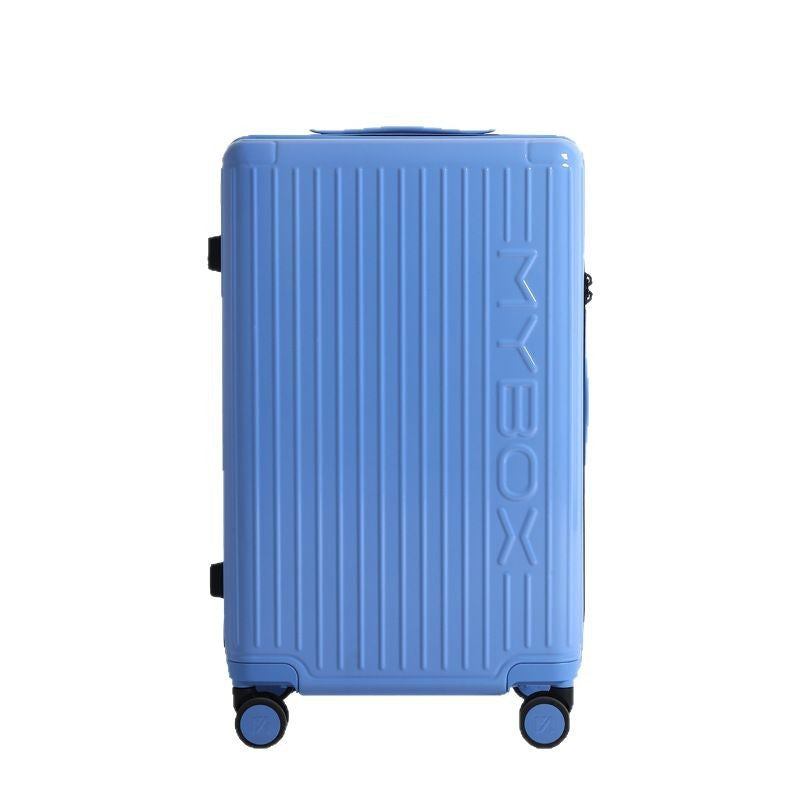 MYBOX Suitcase Women's 20-inch Ocean Blue Boarding Case Light Universal Wheel High Value ins Wind TSA Password Box