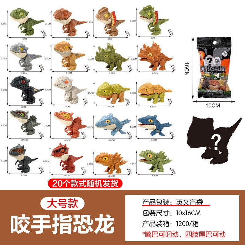 finger-biting dinosaur douyin popular kids blind box boy girl birthday gift wholesale chenghai toys