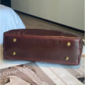 First-layer cowhide 2025new arrival oil wax leather women's shoulder crossbody ins style fashioncasualeasiest for matchclassy bag