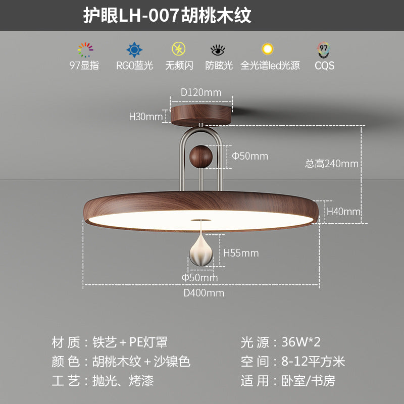 [Strict Selection] 2025 New Medieval Ceiling Light French Retro Master Bedroom Light Full Spectrum Eye Protection Light