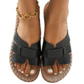Women's platform slides for export -  summer new arrivals - outdoor wear, cross-border roman style flat sandals