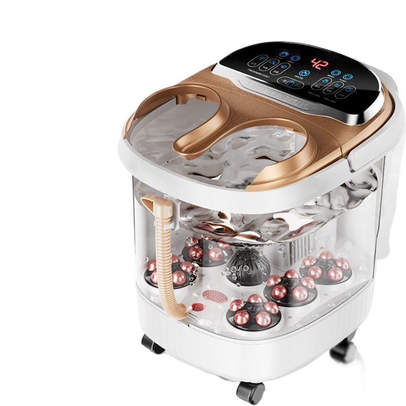 High-end automatic heated foot bath bucket - smart foot massager & soaker for home use - specialized foot tub for soaking ankles and lower legs