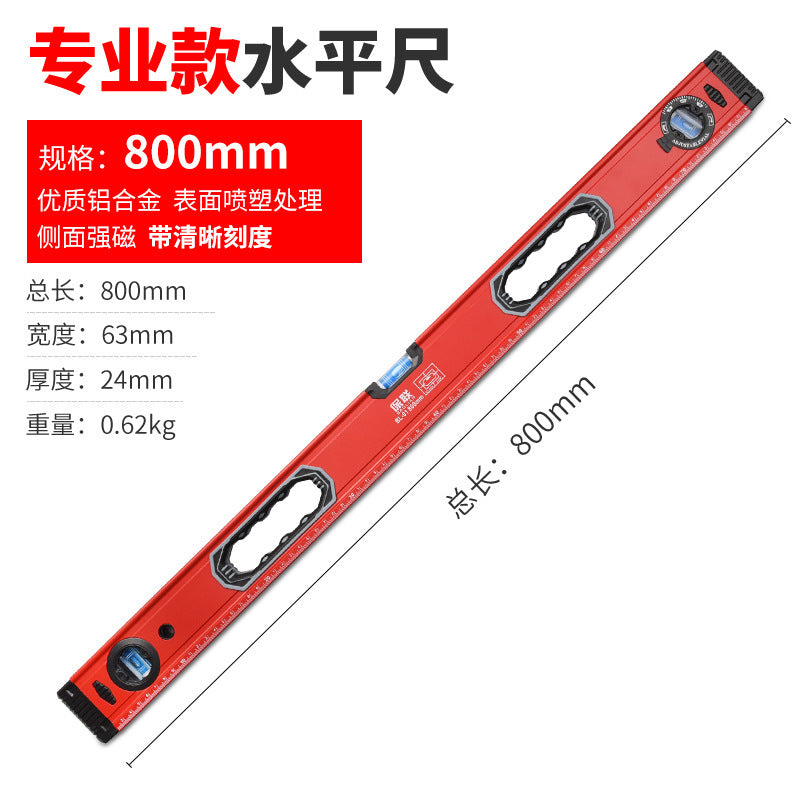 High-precision mini magnetic level for diy & home improvement - solid aluminum alloy, drop-resistant, with small bubble