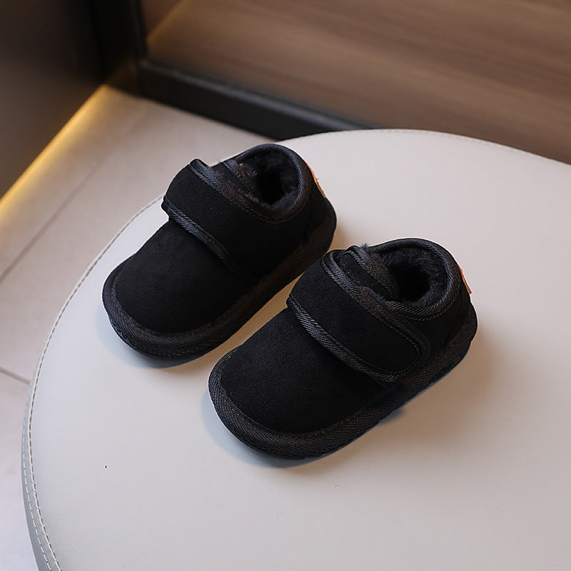 Kids cotton shoes wintergirl snow boots boys fleece-lined cotton boots winter baby girl snow cotton large cotton shoes winter shoes