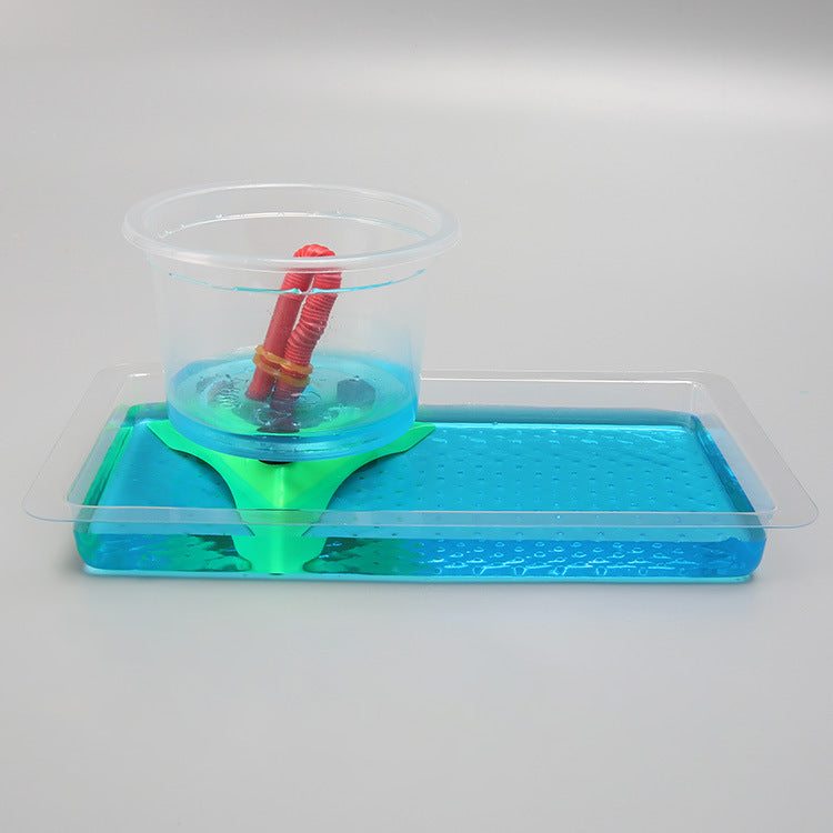 Science and technology small production DIY fair cup siphon phenomenon simulation experiment creative science teaching material package for primary school students