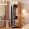 Nanzhu cloth wardrobe rental room simple wardrobe bedroom for home dustproof hanging wardrobe storage cabinet foldable storage