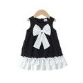 Children's clothing shein cross-border girl suit black dress baby children's clothing