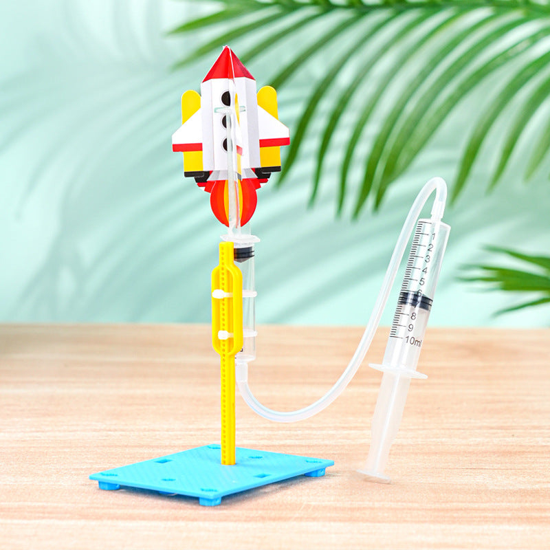 Rocket Launcher Technology Small Production Primary and Secondary School Students Handmade DIY Physical Operation Dynamics Material Pack Steam