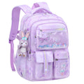 Girls' school backpack - new 2026 model for grades 1-6 - lightweight, ergonomic, and spine-protecting backpack for elementary school students
