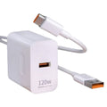 Suitable for huawei 66w super fast charging head mobile phone charger usb charging head data cable set manufacturer wholesale
