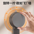 Suction cup punch-free hook bathroom strong load-bearing bathroom wall-mounted towel sticky hook kitchen row storage rack