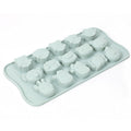 15-cavity cartoon silicone ice cube tray mold - homemade ice pop & ice cube maker, silicone chocolate mold, home diy baking tool