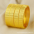 1/2/4pcs middle eastern gold plated bangle arab jewelry wedding bridal jewelry african birthday gift