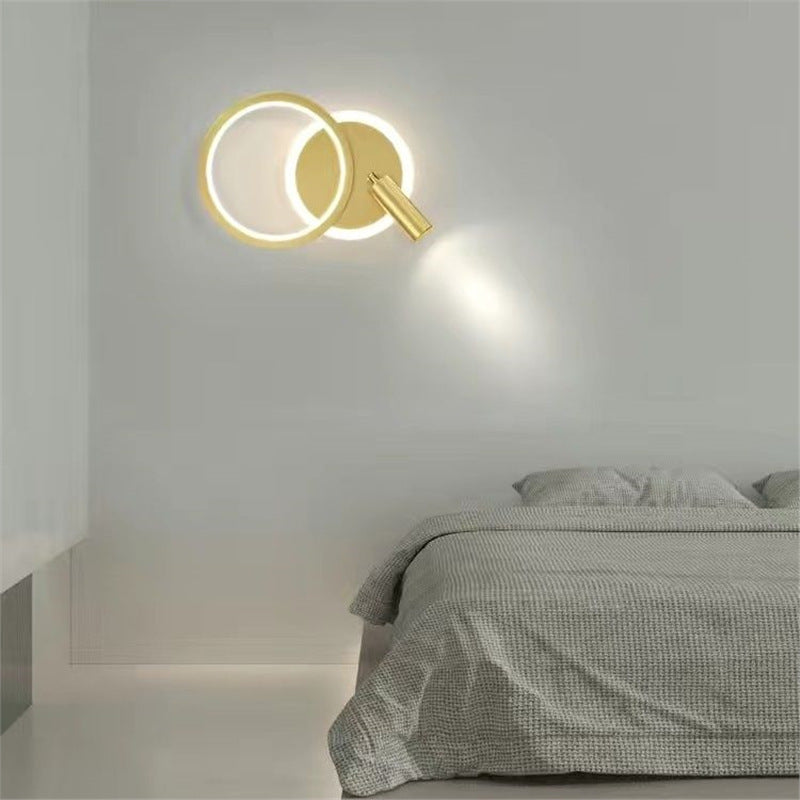 Wall lamp wall lamp bedside lamp bedroom master bedroom aisle staircase with spotlight reading wall lamp sofa background wall lamp