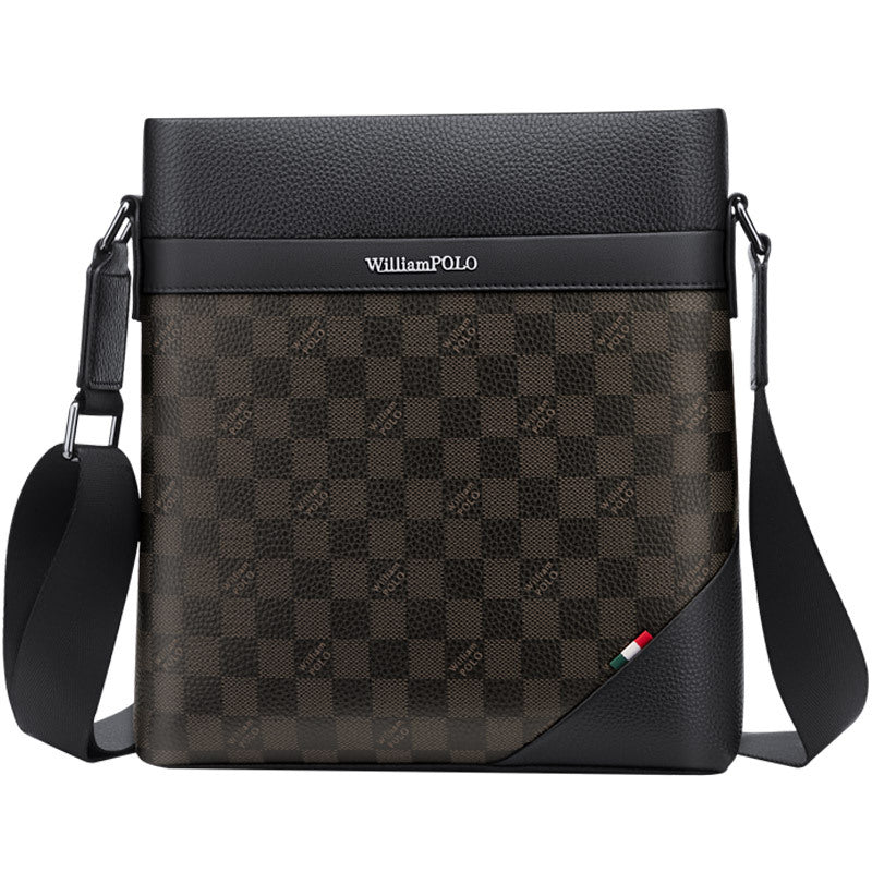 Emperor Paul briefcase men's leather computer bag genuine cowhide shoulder bag men's messenger bag men's bag wholesale