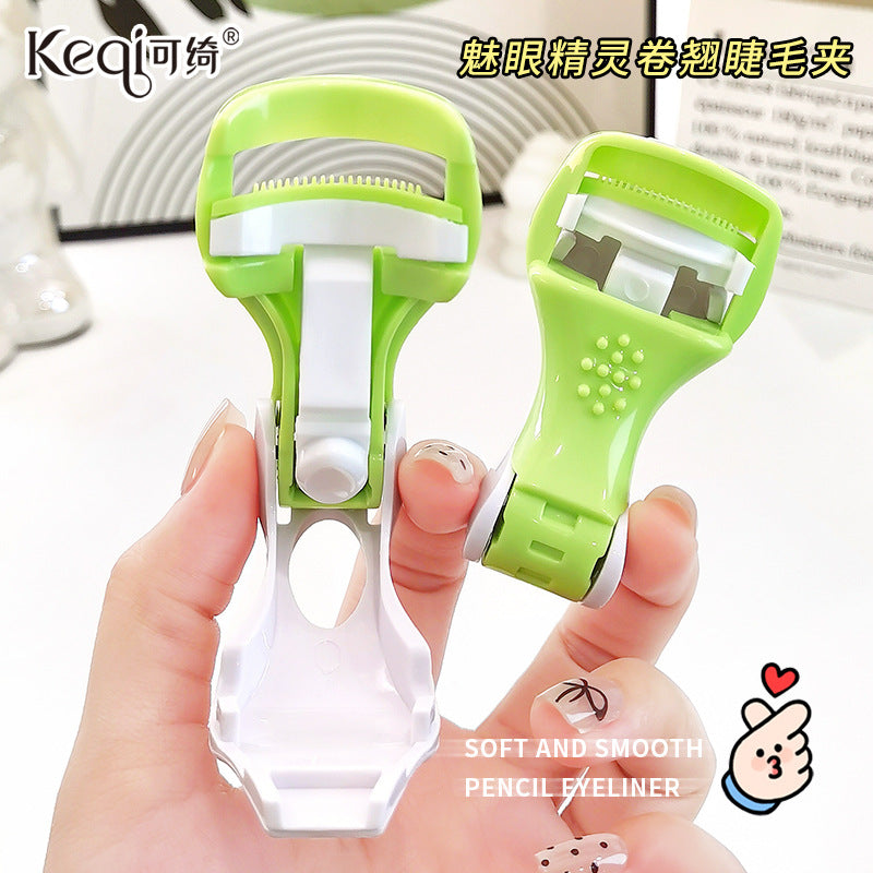 Keqi yinzi product eyelash curler collection, eyebrow trimmer for women, novice beauty tools, comfortable makeup puff, hot style