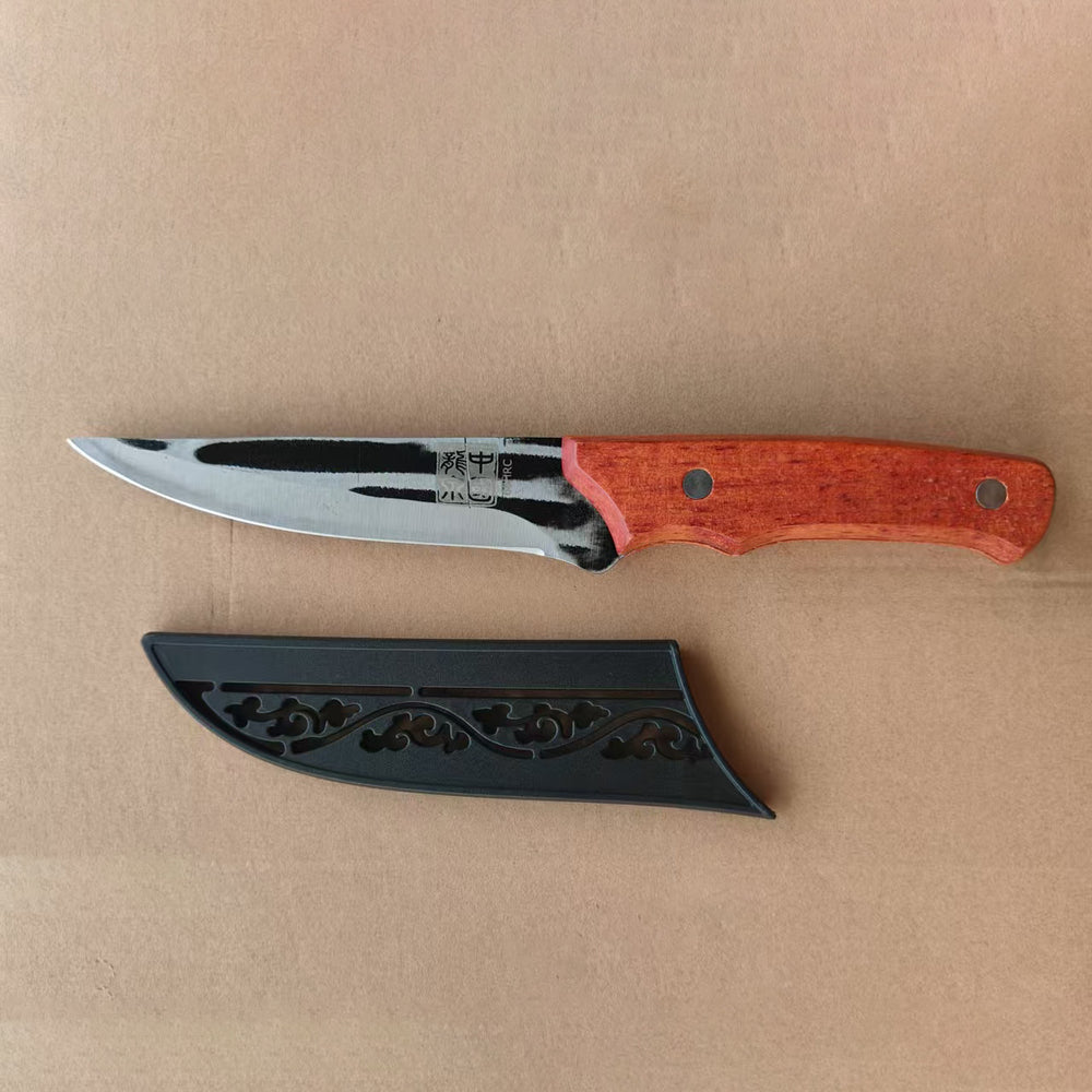 Sharp longquan forged boning knife, segmented handle, pork, beef, sheep, table knife, classy fruit cutting, kitchen for home