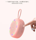Longweishi d3 wireless bluetooth illuminated mini speaker - stylish color-changing lights, deep bass, tws interconnect, outdoor speaker