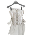 Pure desire sexy sexy sister style tie backtube top vest women's clothes waist slimming lookfashionshort outwear tops