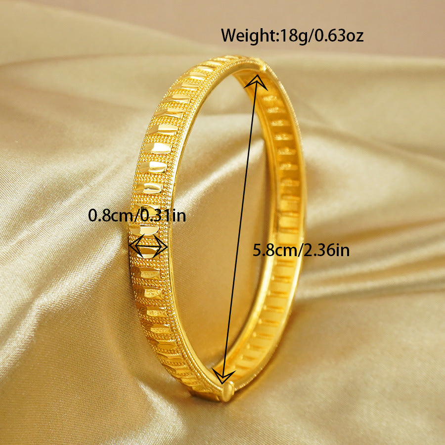New arrival cross-border dubai shiny bracelet arab middle east africa ethiopian moon embroider bracelet bride