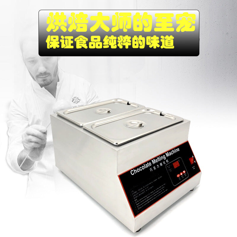 Chocolate melting machine - air circulation hot air chocolate melting furnace - commercial constant temperature insulated baking melting pot