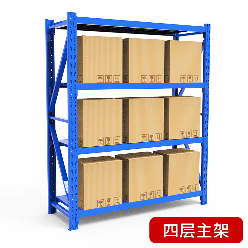 Zhejiang shelf manufacturers customize storage racks, shelves, multi-layer display racks, heavy-duty thickened storage goods, iron racks