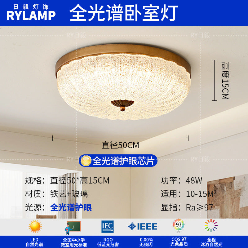 French antique living room chandelier retro high-end solid wood designer bedroom dining room art Zhongshan lighting