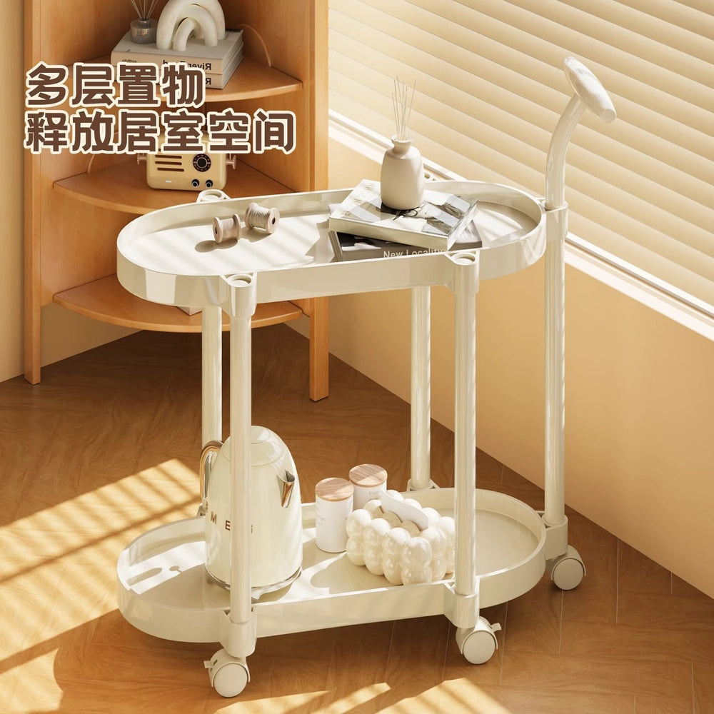 Mobile kitchen cart, simple side table, household living room side table, corner table, bathroom shelf, small trolley