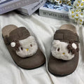 Family birkenstock outwear2025 spring autumcute cartoon big childrenkids birkenstock shoes toe outwear half slippers women