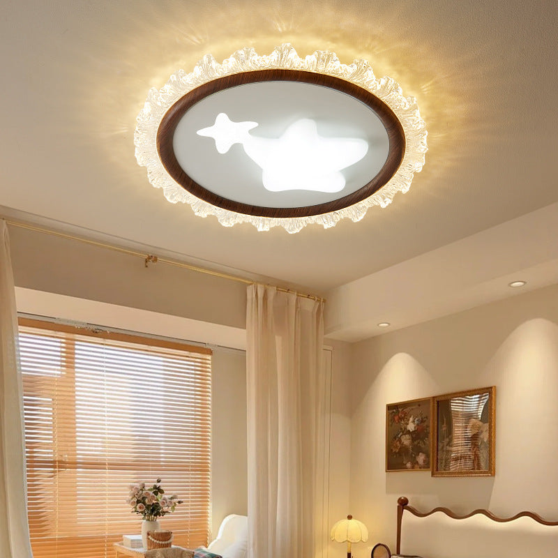 Bedroom light ceiling light new cartoon star eye protection children's room lighting modern warm and romantic led room light