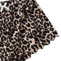 hot-selling new printing suspender tops leopard print printing shorts home clothes pure desire pajamas for women wholesale