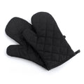 Solid color quilted oven mitts - thickened, microwave safe, baking, oven, anti-scald, heat insulation, non-slip, high temperature resistant, extra thick insulation