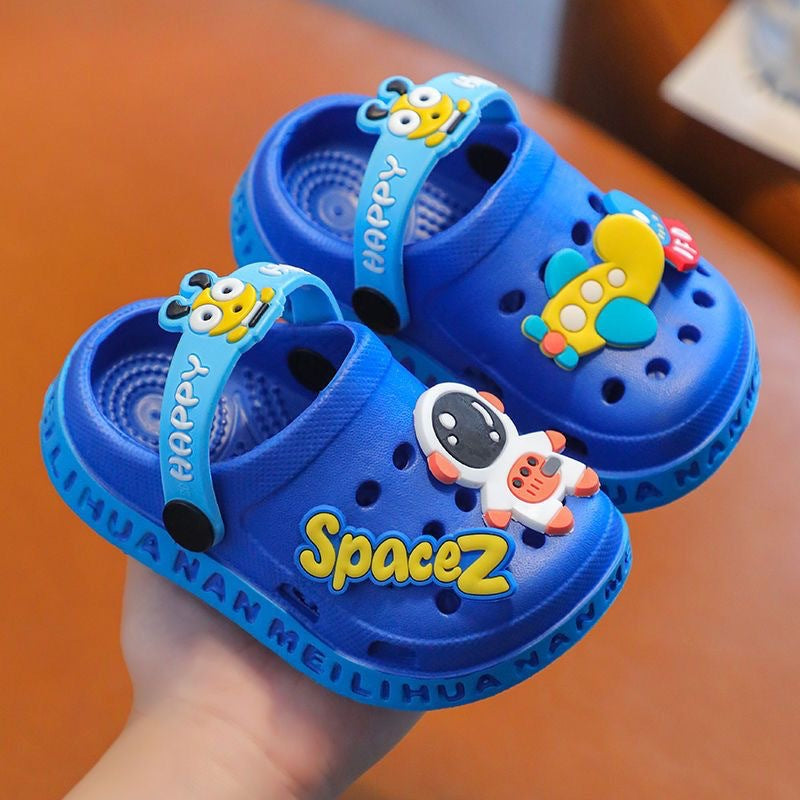 Eva kids' clogs - summer girls' indoor anti-slip cartoon boys' mid-to-large children's baby slippers & beach sandals