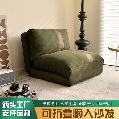 Lazy sofa tatami living room bedroom bedside can lie down and sleep popular single and double foldable swiss roll sofa bed