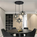 Accessible luxury restaurant chandelier three-head modern casual bar art dining table small chandelier scandinavian creative popular crystal lamp