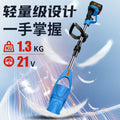 Lithium-ion cordless leaf blower - foldable handheld blower for snow, leaves, and dust - high-power rechargeable