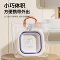 Baby foldable wash basin set - 3 piece portable washbasin for newborns and toddlers