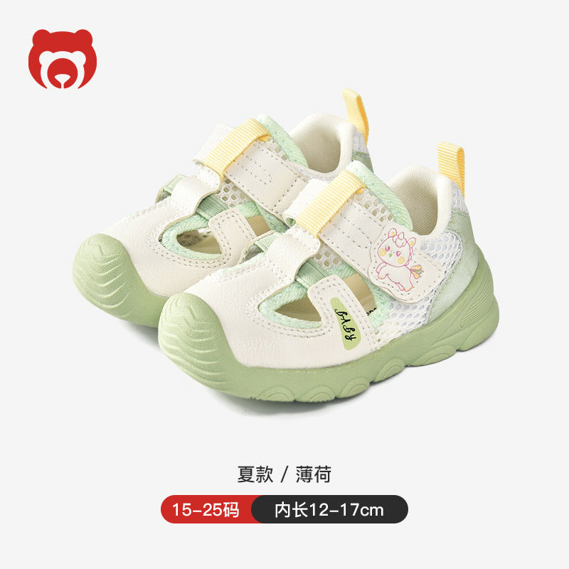 Toddler shoes for boys, summer sandals, infant soft-soled functional cartoon shoes, baby shoes for ages 1-3, children's shoes