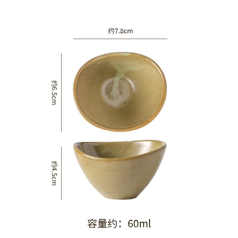Vintage irregular high-end bowls, plates, and dishes - restaurant, hotel, and home tableware - unique dinnerware for serving dishes, desserts, rice bowls, and plating