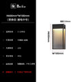 Outdoor solar wall light - modern minimalist style, waterproof, for villa gate, garden exterior, and courtyard lighting