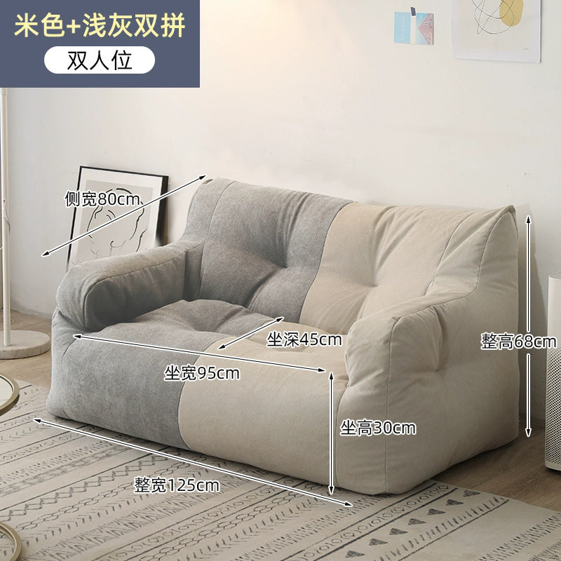 Factory direct lazy sofa tatami doublepopular rental house can lie down and sleep bedroom dormitory bean bag sofa