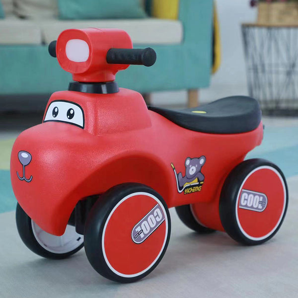 Children's balance car, male and female babies without pedals, yo-yo four-wheel coasting, twisting car, anti-rollover with bucket toy car
