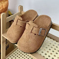 New fashionable birkenstock-style kids' shoes for outdoor wear - spring/autumn 2026 collection: cute, comfortable, non-slip, closed-toe design