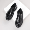 Genuine leather men's brogue dress shoes - new collection, casual & business style, versatile & stylish, perfect for weddings & grooming