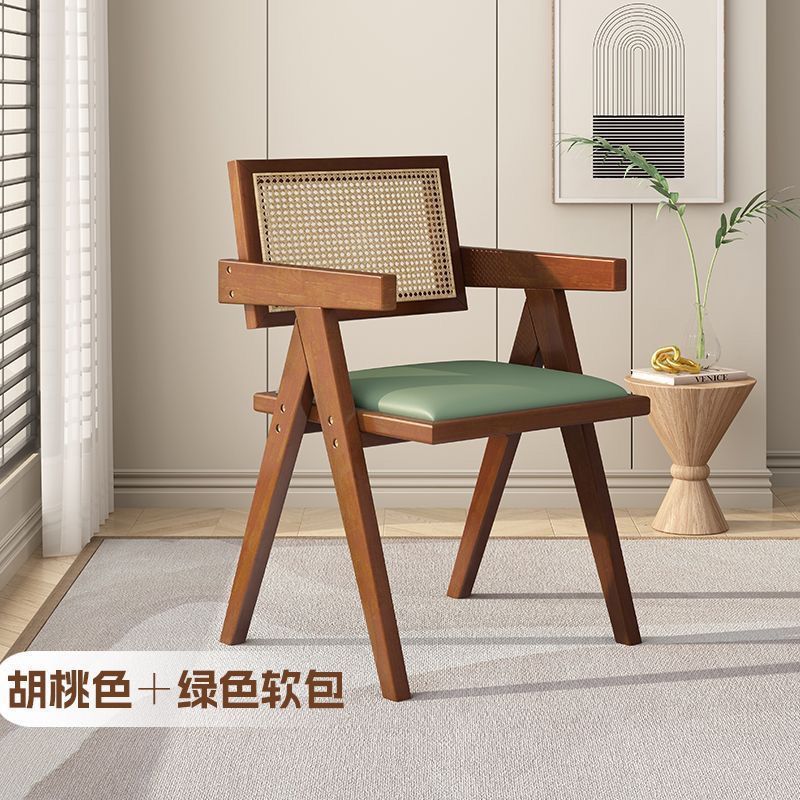 Rattan nordic dining chair for homecasual chair popularb&b balcony k chair solid wood chandigarh casual rattan chair