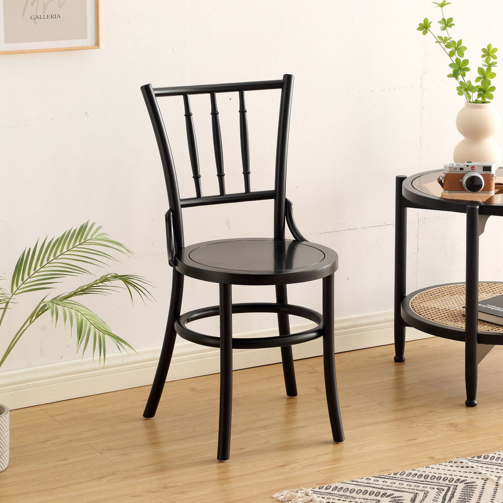 Vintage cafe table and chair set, french dessert bakery chairs, milk tea shop american rattan chairs, commercial table